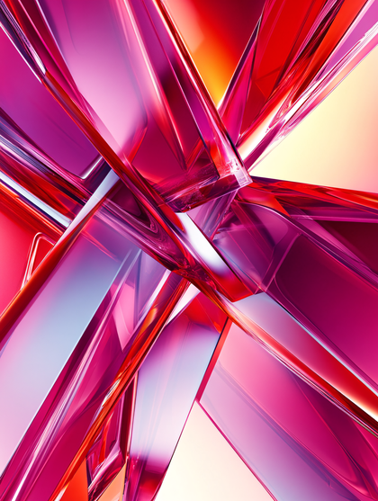 Abstract Glass Shards