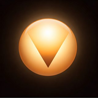 glowing gold sphere