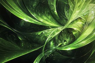 green-abstract-waves
