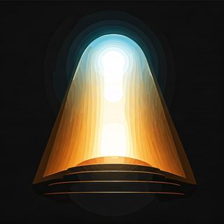 glowing portal arch