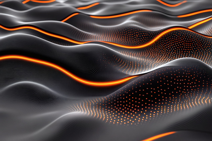 Abstract Glowing Waves