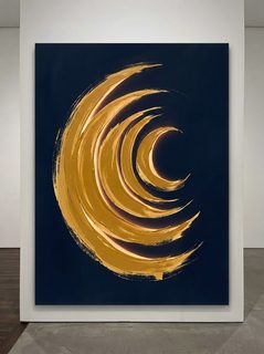 abstract gold swirl