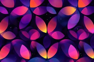 Abstract Gradient Petal Pattern