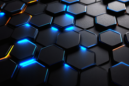 Abstract Hexagon Background