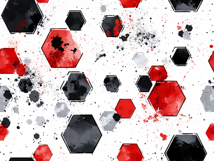 Abstract Hexagon Pattern