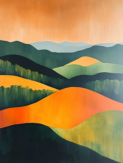Abstract Hills And Mountains