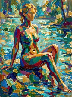 abstract figure water