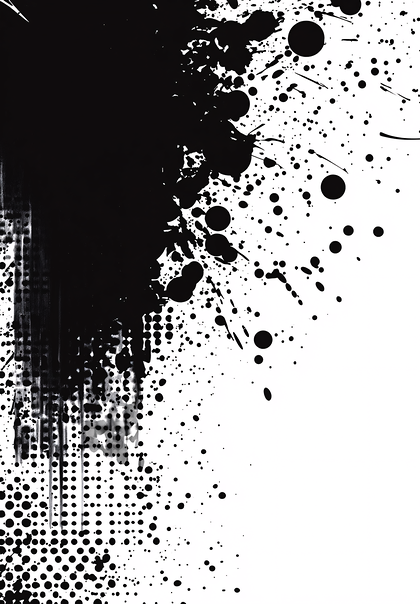 Abstract Ink Splatter