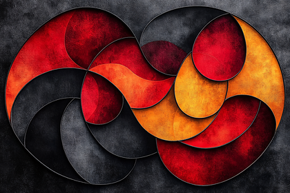 Abstract Interlocking Forms