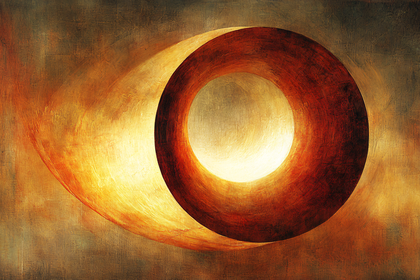 Abstract Intertwined Circles