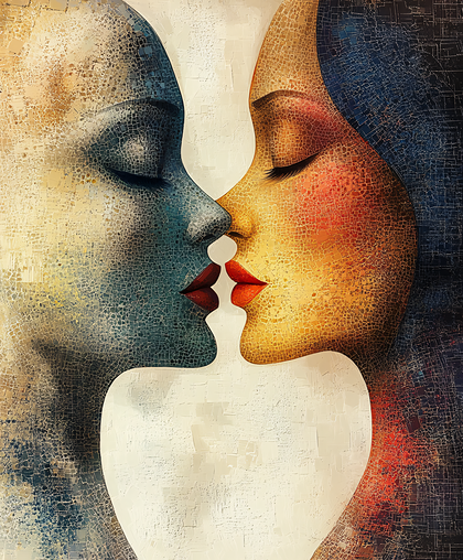 Abstract Kiss