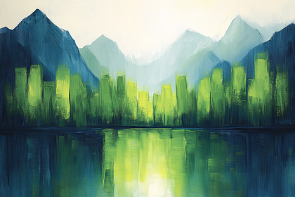 Abstract Landscape Painting