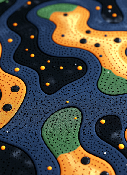Abstract Layered Organic Shapes