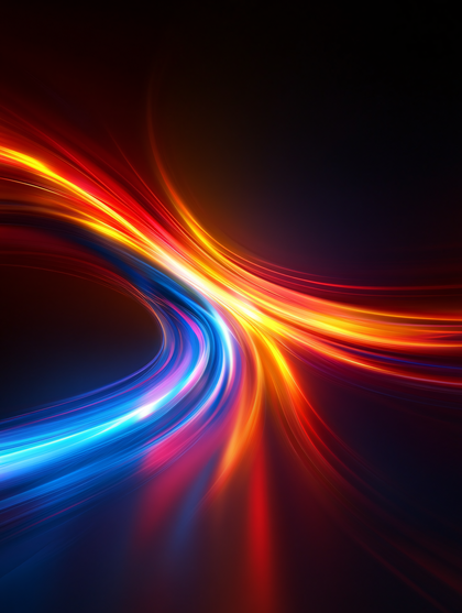 Abstract Light Streaks