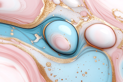 Abstract Liquid Painting