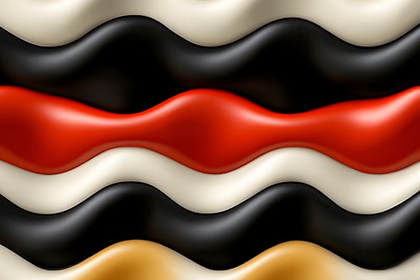 Abstract Liquid Wave Pattern