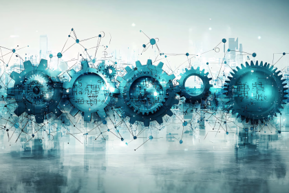 Abstract Mechanical Gears Network