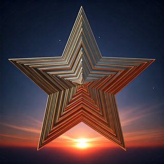 abstract-metallic-star