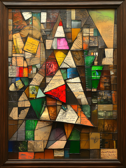 Abstract Mosaic Composition