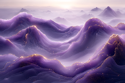 Abstract Mountain Range