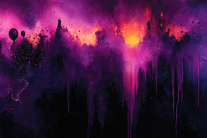 Abstract Nebula Painting