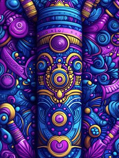neon-tribal-totem