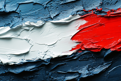 Abstract Oil Paint Strokes Texture