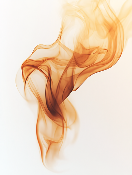 Abstract Orange Smoke