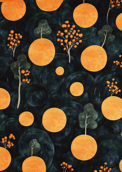 Abstract Orchard Pattern
