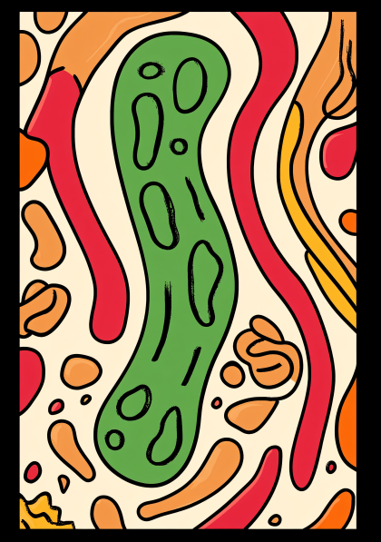 Abstract Organic Blob Design