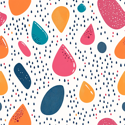 Abstract Organic Shapes Pattern