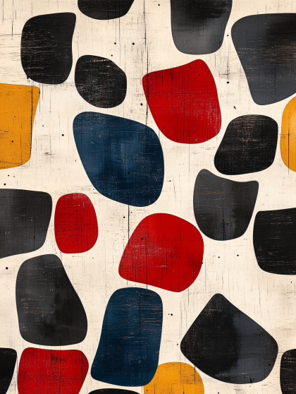 Abstract Organic Shapes Pattern