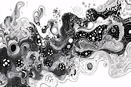 Abstract Organic Swirls