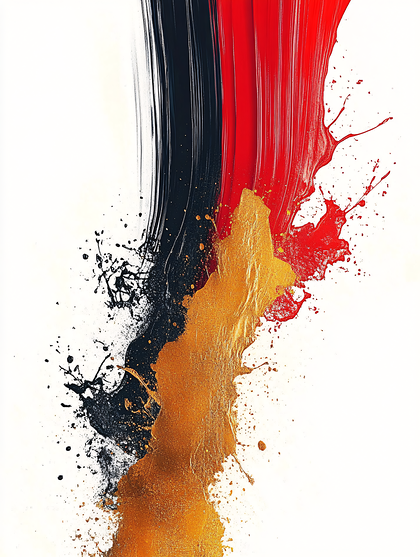 Abstract Paint Splashes