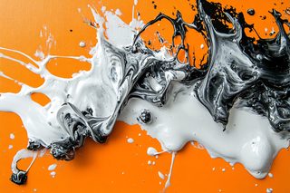 Abstract Paint Splatter
