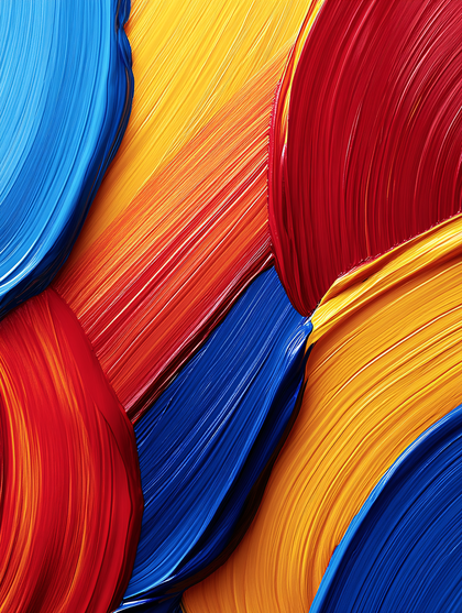 Abstract Paint Strokes