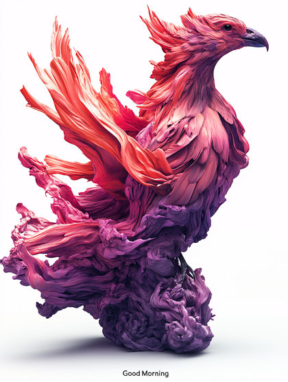 Abstract Phoenix Bird