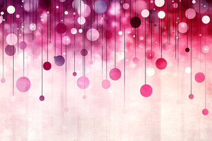Abstract Pink Circles