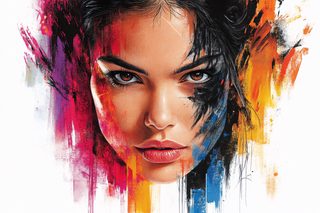 Abstract Portrait Of A Woman