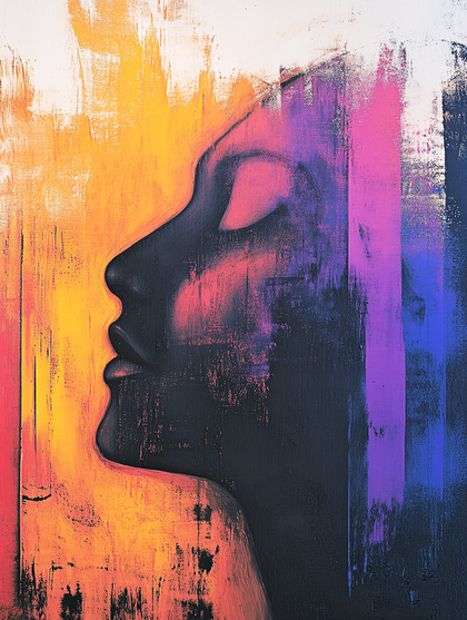 Abstract Profile Portrait