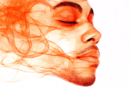 Abstract Profile Portrait