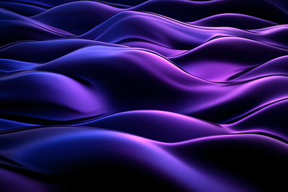 Abstract Purple Waves