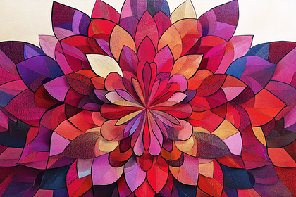 Abstract Radial Bloom