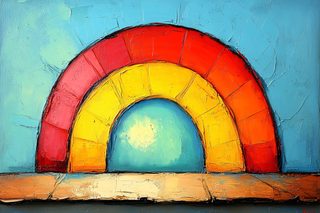 Abstract Rainbow Arch