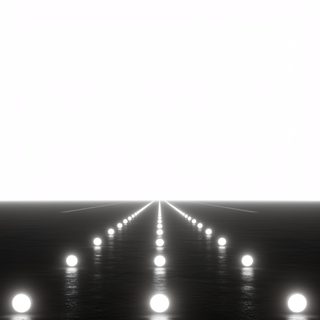 abstract runway lights