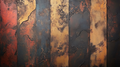 Abstract Rusty Panels
