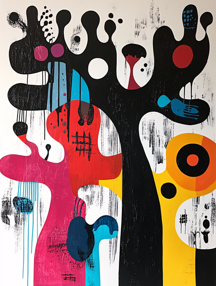 Abstract Shapes Composition