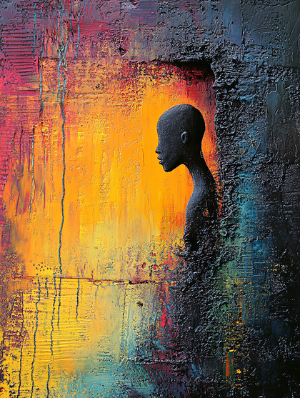 Abstract Silhouette Profile