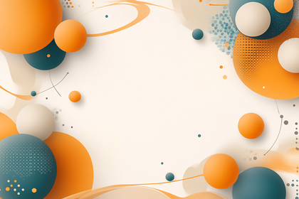 Abstract Spheres Background