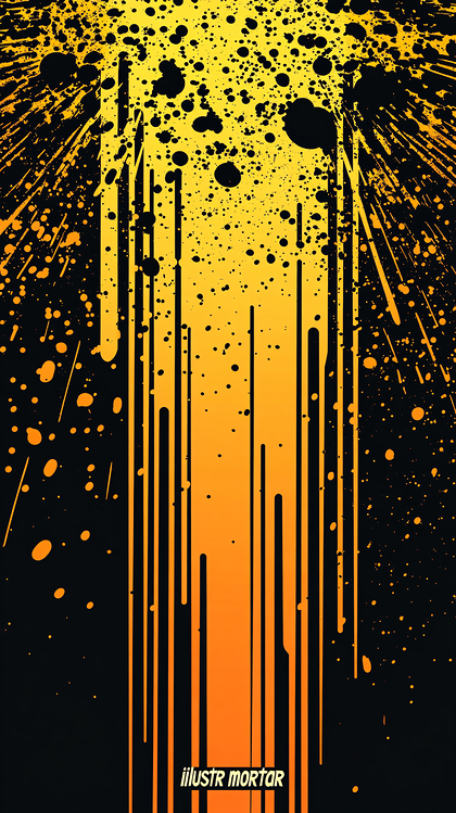 Abstract Splashes And Drips